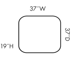 Fallston Slate Ottoman -Optimal furniture sale 810348751 5