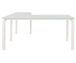 Baraga White L-Shaped Corner Desk -Optimal furniture sale 810389269 4