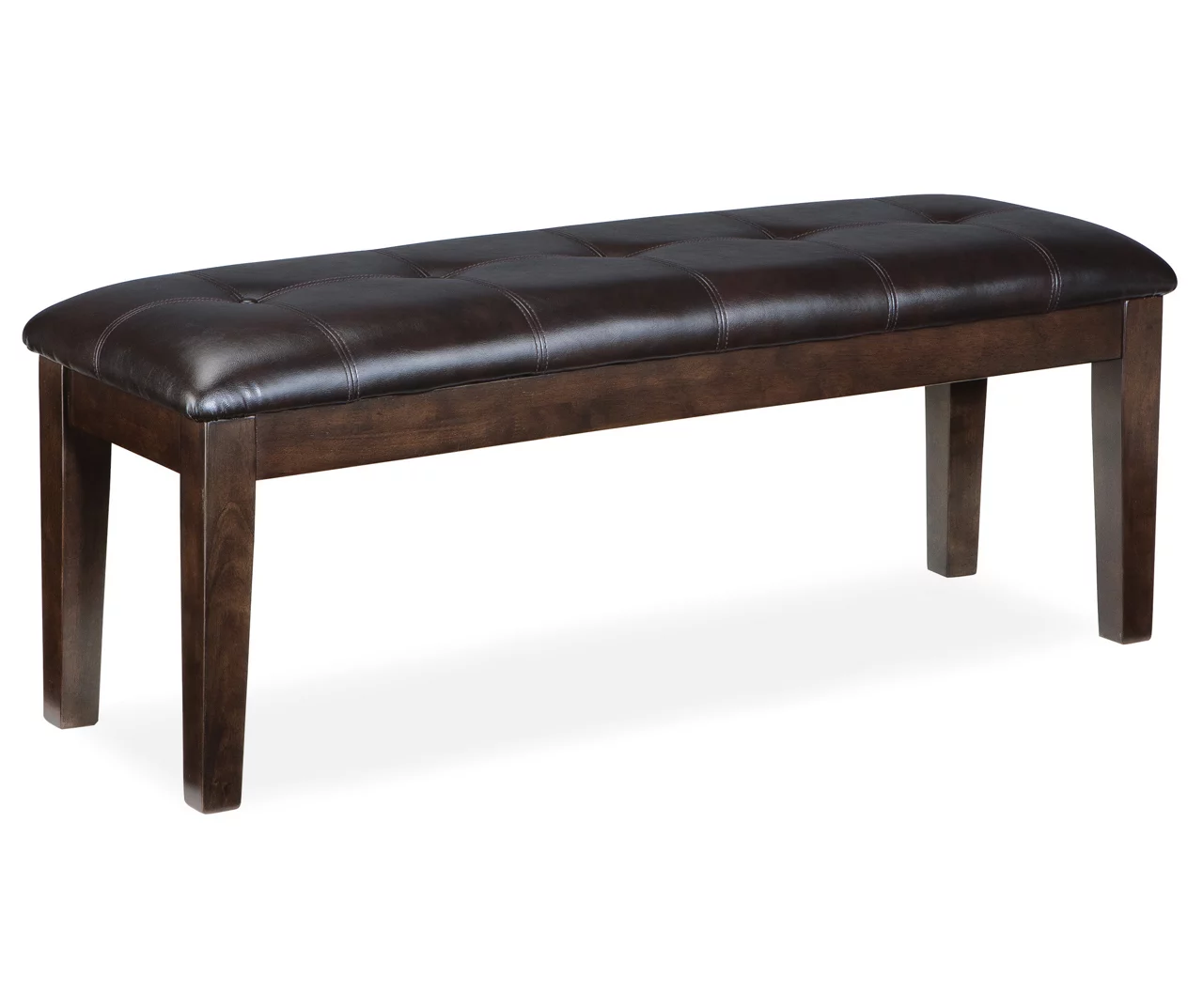 Haddigan Dark Brown Dining Bench 3 Haddigan Dark Brown Dining Bench - Image 2