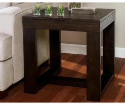 Watson Dark Brown End Table -Optimal furniture sale 810408942 1