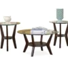 Fantell Dark Brown 3-Piece Occasional Table Set -Optimal furniture sale 810408972 1