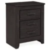 Brinxton Black 2-Drawer Nightstand -Optimal furniture sale 810408994 1