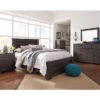 Brinxton Charcoal Full/Queen Headboard -Optimal furniture sale 810408994 810458214 1