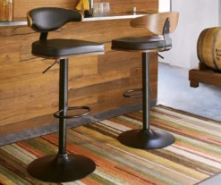 Bellatier Brown Low Back Adjustable Height Barstool 9 Bellatier Brown Low Back Adjustable Height Barstool -Optimal furniture sale 810409020 1