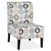 Triptis Charcoal & Tan Starburst Armless Accent Chair 2 Triptis Charcoal & Tan Starburst Armless Accent Chair -Optimal furniture sale 810431391 2
