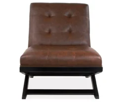 Sidewinder Brown Faux Leather Accent Chair -Optimal furniture sale 810431434 3