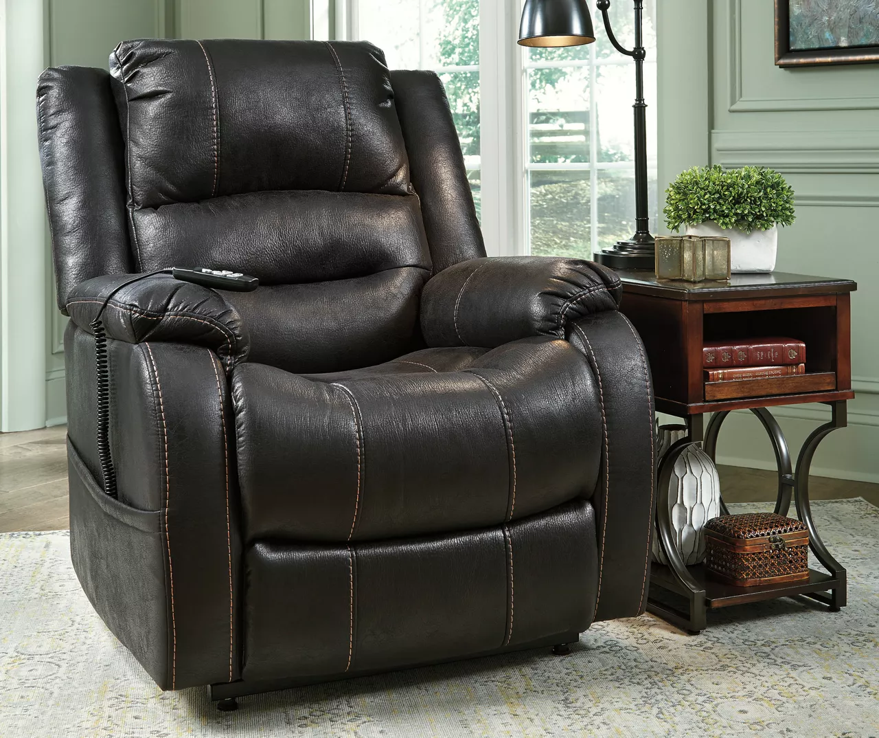 Yandel Black Power Lift Recliner 3 Yandel Black Power Lift Recliner