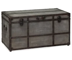 Amsel Gray Storage Trunk -Optimal furniture sale 810458018 4