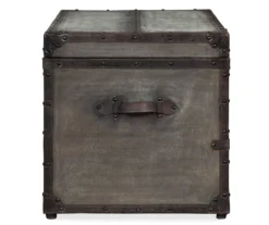 Amsel Gray Storage Trunk -Optimal furniture sale 810458018 5