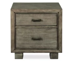 Optimal furniture sale 25 Arnett Smoky Gray Nightstand