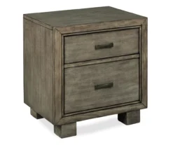 Arnett Smoky Gray Nightstand -Optimal furniture sale 810458207 3