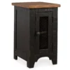 Valebeck Black & Brown Two-Tone Chairside End Table 2 Valebeck Black & Brown Two-Tone Chairside End Table -Optimal furniture sale 810458251 2