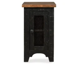 Valebeck Black & Brown Two-Tone Chairside End Table -Optimal furniture sale 810458251 3