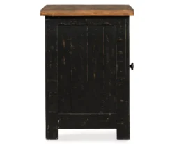 Valebeck Black & Brown Two-Tone Chairside End Table -Optimal furniture sale 810458251 4