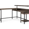 Arlenbry Gray L-Shaped Corner Desk 1 Arlenbry Gray L-Shaped Corner Desk -Optimal furniture sale 810485152 3