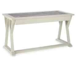 Jonileene White-Gray Desk -Optimal furniture sale 810485166 3