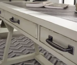 Jonileene White-Gray Desk -Optimal furniture sale 810485166 4