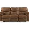 Boxberg Bark Faux Leather Reclining Sofa 1 Boxberg Bark Faux Leather Reclining Sofa -Optimal furniture sale 810519664