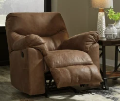 Boxberg Bark Faux Leather Rocker Recliner 13 Boxberg Bark Faux Leather Rocker Recliner -Optimal furniture sale 810519666 8