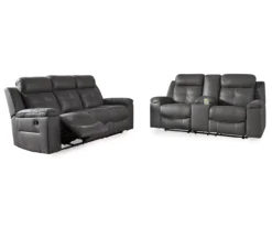 Jesolo Gray Reclining Sofa -Optimal furniture sale 810519671 810519670