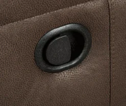 Jesolo Coffee Brown Reclining Console Loveseat -Optimal furniture sale 810519673 4