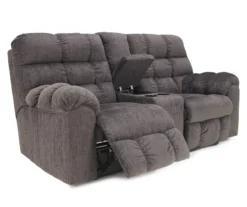 Acieona Slate Reclining Console Loveseat -Optimal furniture sale 810519689 1