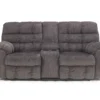Acieona Slate Reclining Console Loveseat -Optimal furniture sale 810519689