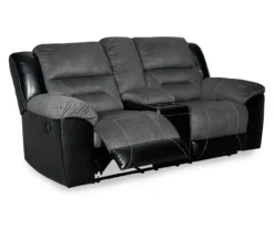 Earhart Faux Leather Reclining Console Loveseat -Optimal furniture sale 810519695 4