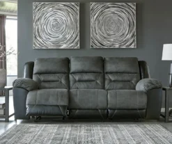 Earhart Faux Leather Reclining Sofa -Optimal furniture sale 810519696 3