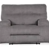 Coombs Charcoal Wide Seat Power Recliner -Optimal furniture sale 810519706