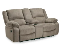 Draycoll Pewter Reclining Console Loveseat -Optimal furniture sale 810519716 1