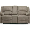 Draycoll Pewter Reclining Console Loveseat -Optimal furniture sale 810519716