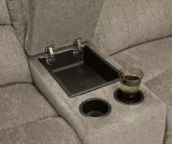 Draycoll Pewter Reclining Console Loveseat -Optimal furniture sale 810519716 5