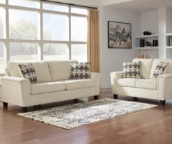 Abinger Cream Loveseat -Optimal furniture sale 810519727 810519731 1 1