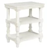 Dannerville Antique White 3-Tier Accent Table With USB Charging 2 Dannerville Antique White 3-Tier Accent Table With USB Charging -Optimal furniture sale 810542271