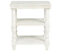 Dannerville Antique White 3-Tier Accent Table With USB Charging -Optimal furniture sale 810542271 4