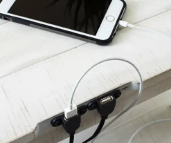 Dannerville Antique White 3-Tier Accent Table With USB Charging -Optimal furniture sale 810542271 5