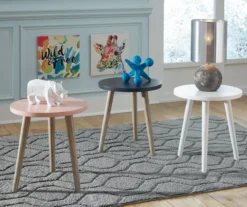 Fullersen Dark Blue Accent Table -Optimal furniture sale 810542280 3