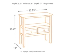 Abbonto 2-Drawer Accent Table -Optimal furniture sale 810542284 3