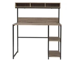 Daylicrew 2-Shelf Home Office Desk & Hutch -Optimal furniture sale 810542286 5
