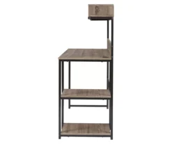 Daylicrew 2-Shelf Home Office Desk & Hutch -Optimal furniture sale 810542286 6