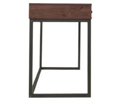 Horatio Brown & Gunmetal Wood Desk -Optimal furniture sale 810542288 6