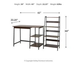 Soho 2-Piece Wooden Desk & Bookcase Set -Optimal furniture sale 810542289 3