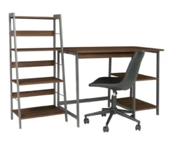 Soho 2-Piece Wooden Desk & Bookcase Set -Optimal furniture sale 810542289 5
