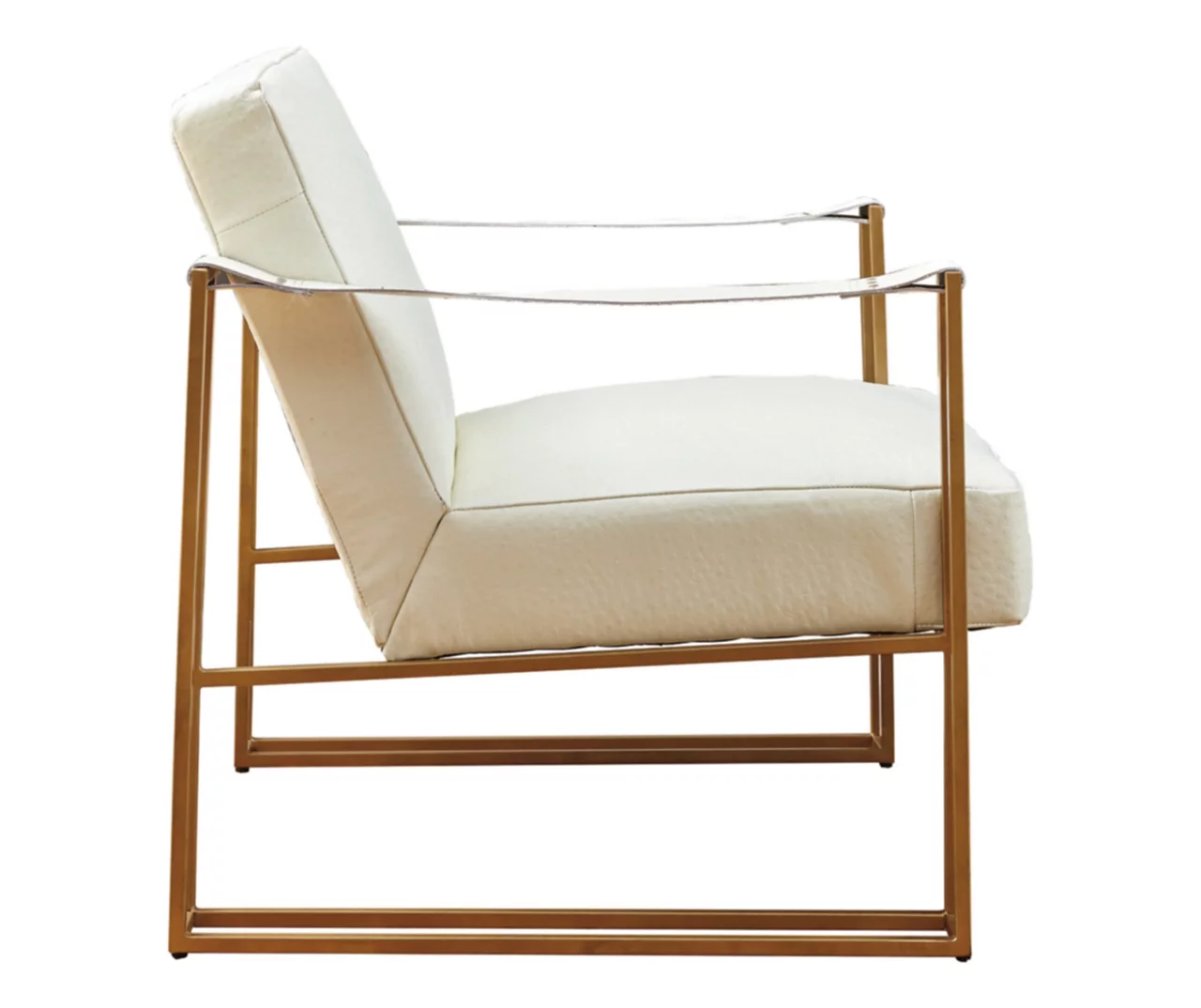 Kleemore Ostrich Embossed Leather Accent Chair 5 Kleemore Ostrich Embossed Leather Accent Chair - Image 3