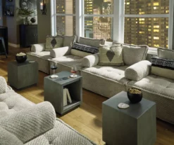 Bales Checkered Taupe Upholstered Accent Chair -Optimal furniture sale 810542299 16