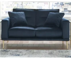 Macleary Navy Loveseat -Optimal furniture sale 810573760 1 1