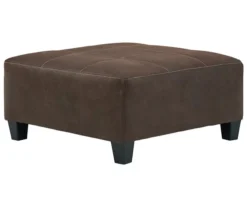 Signature Design By Ashley Navi Faux Leather Oversized Accent Ottoman -Optimal furniture sale 810587440 2