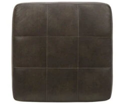 Navi Smoke Faux Leather Oversize Accent Ottoman -Optimal furniture sale 810587441 3