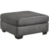 Bladen Slate Faux Leather Oversize Accent Ottoman -Optimal furniture sale 810587473 2
